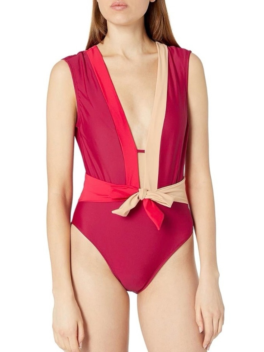 New Beautiful Kenneth Cole New York size L 10-12 one piece swimsuit bathing suit